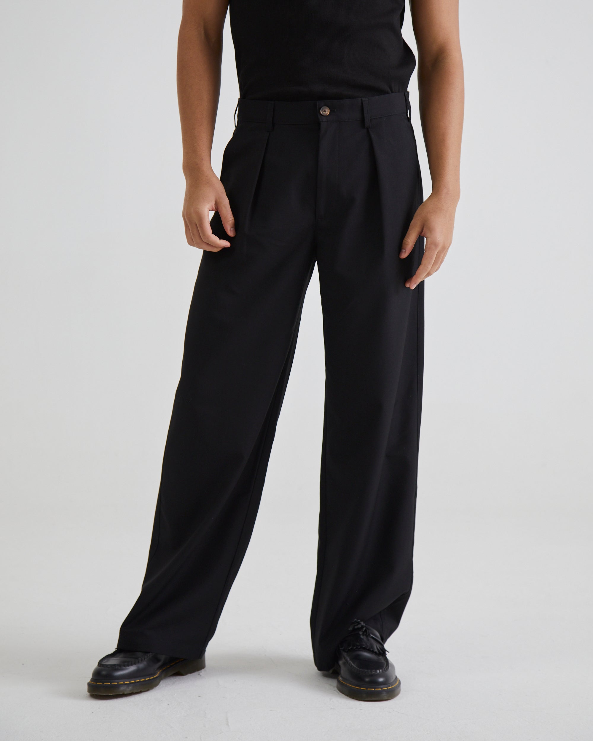 SOHO PLEATED PANTS-Fineriform