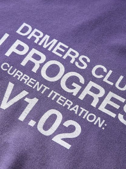 IN PROGRESS REVERSIBLE HOODIE - AMETHYST-Fineriform