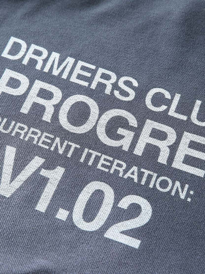 IN PROGRESS REVERSIBLE HOODIE - BLUE LAVENDER-Fineriform