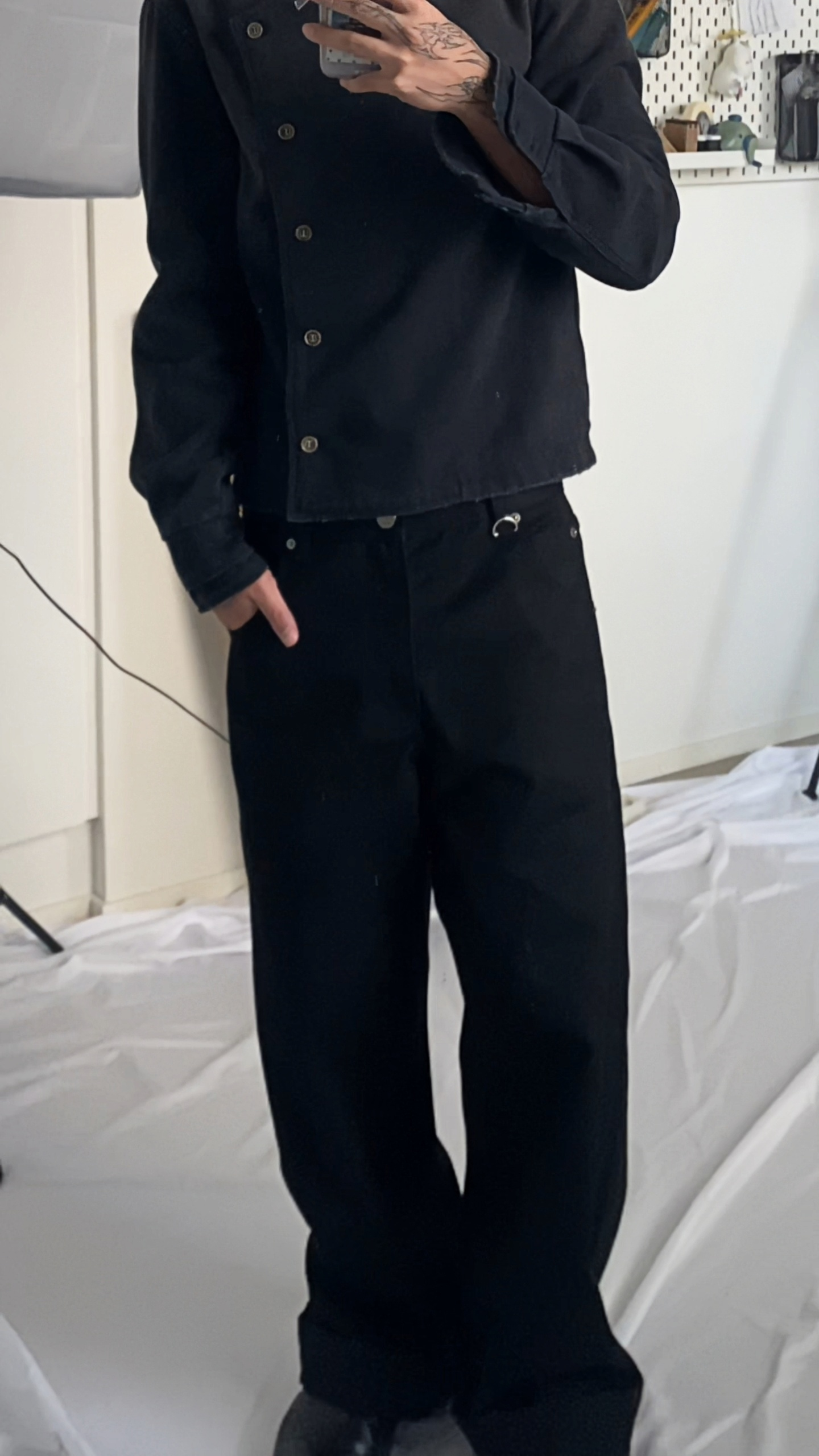 Vintage Fencing Denim Set-Fineriform