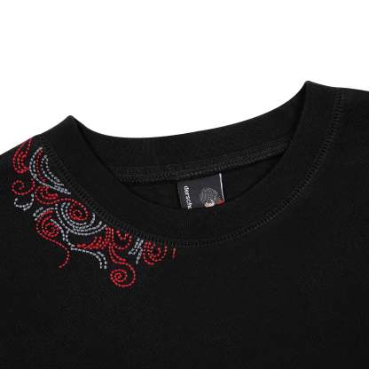 "mosaic" T Shirt black 01-Fineriform