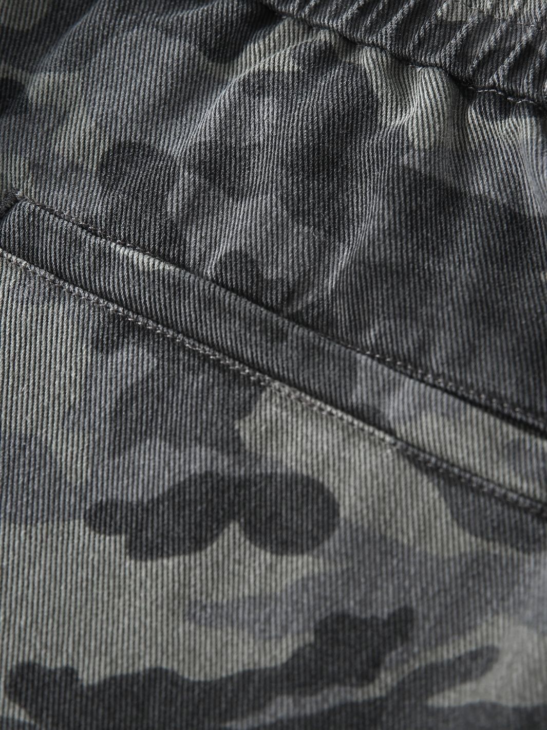 CAMO CARGO SHORTS - SMOKE-Fineriform
