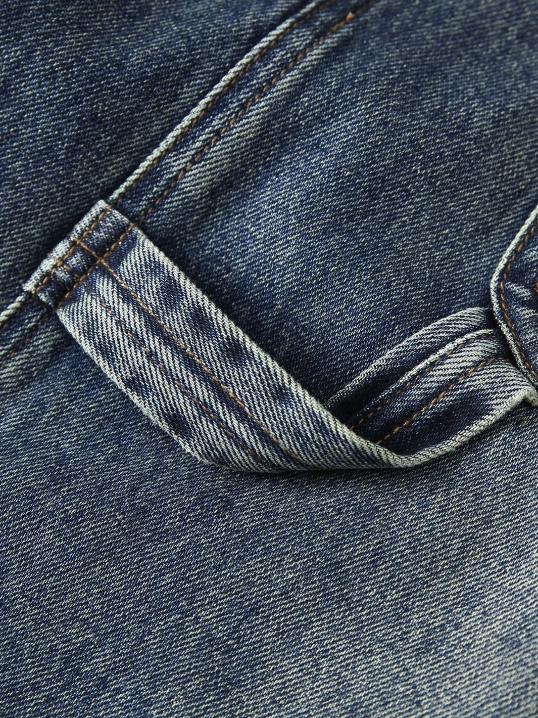 SMILEY STITCH JORTS - VINTAGE BLUE-Fineriform