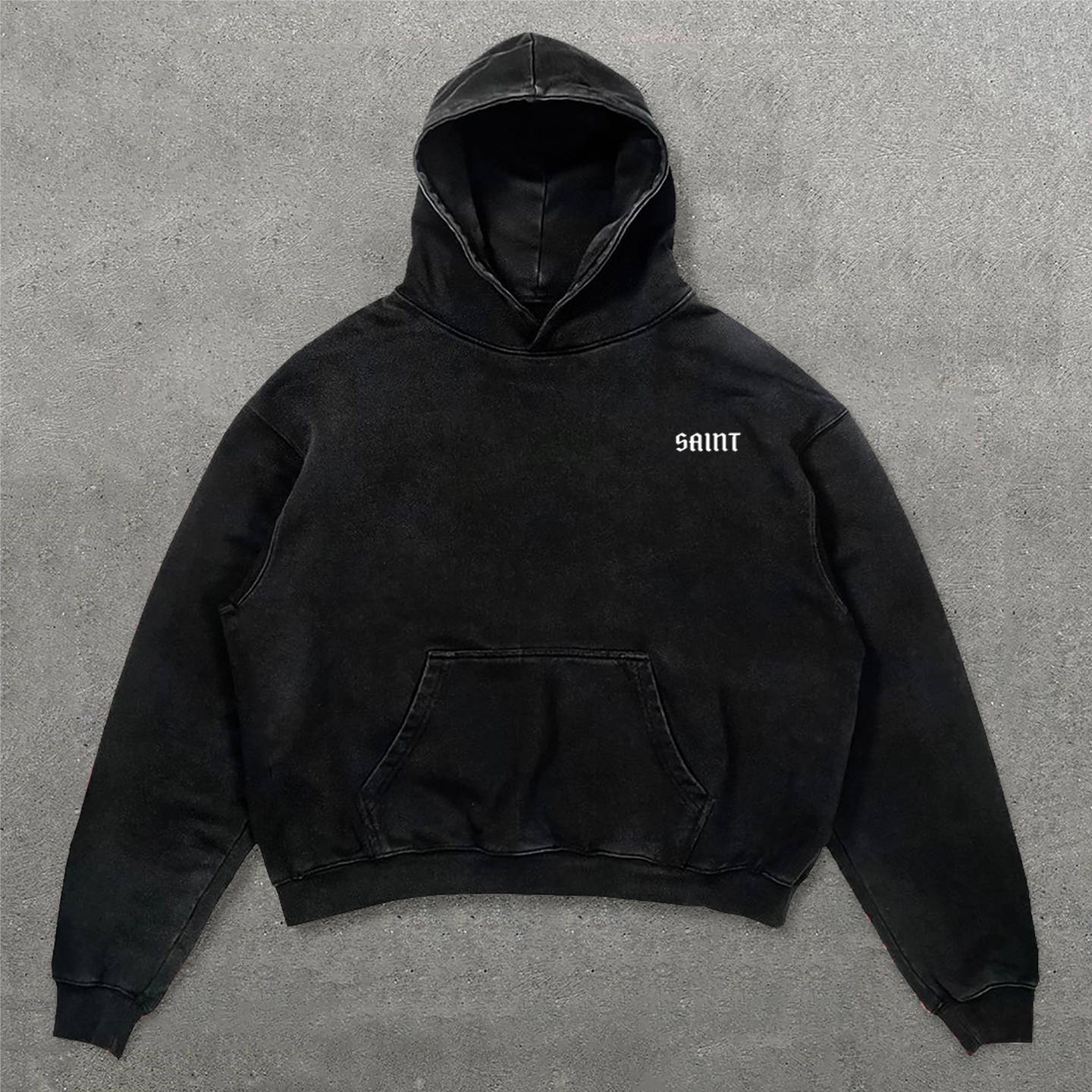 God's Plan Print Long Sleeve Hoodies-Fineriform