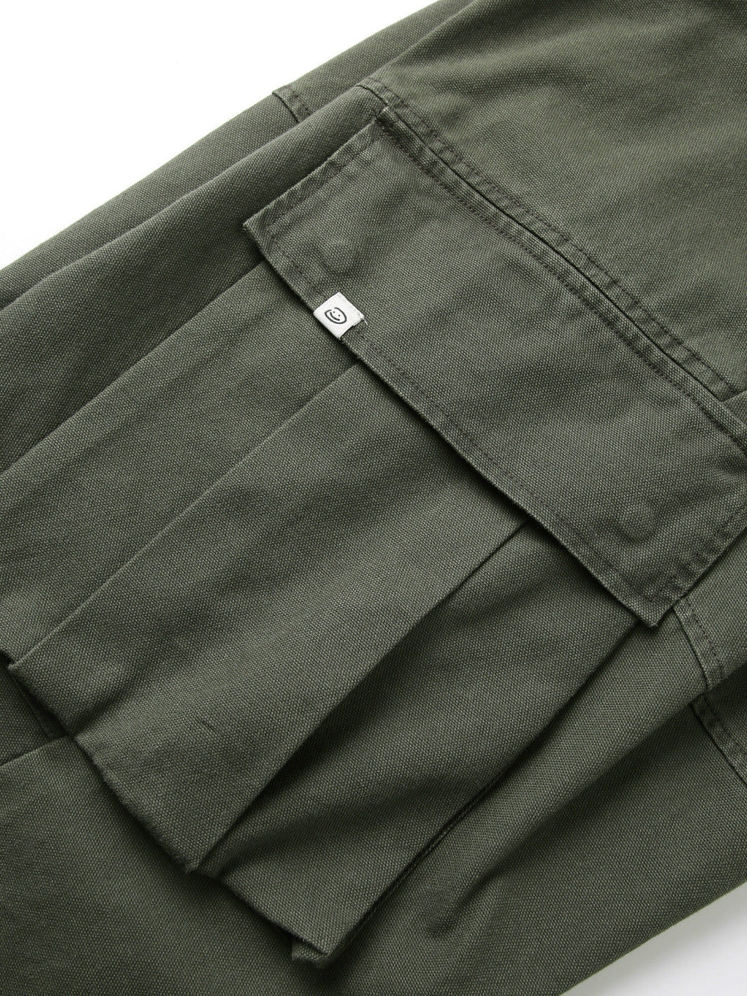 BAGGY CARGO PANTS - ARMY GREEN-Fineriform