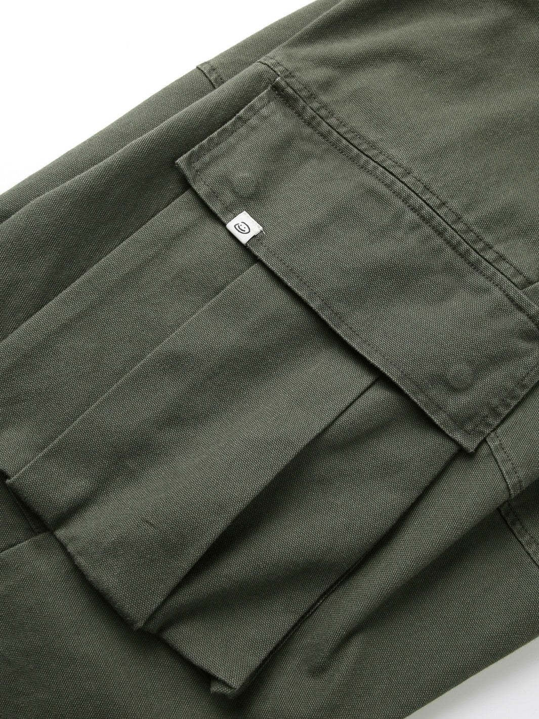 BAGGY CARGO PANTS - ARMY GREEN-Fineriform