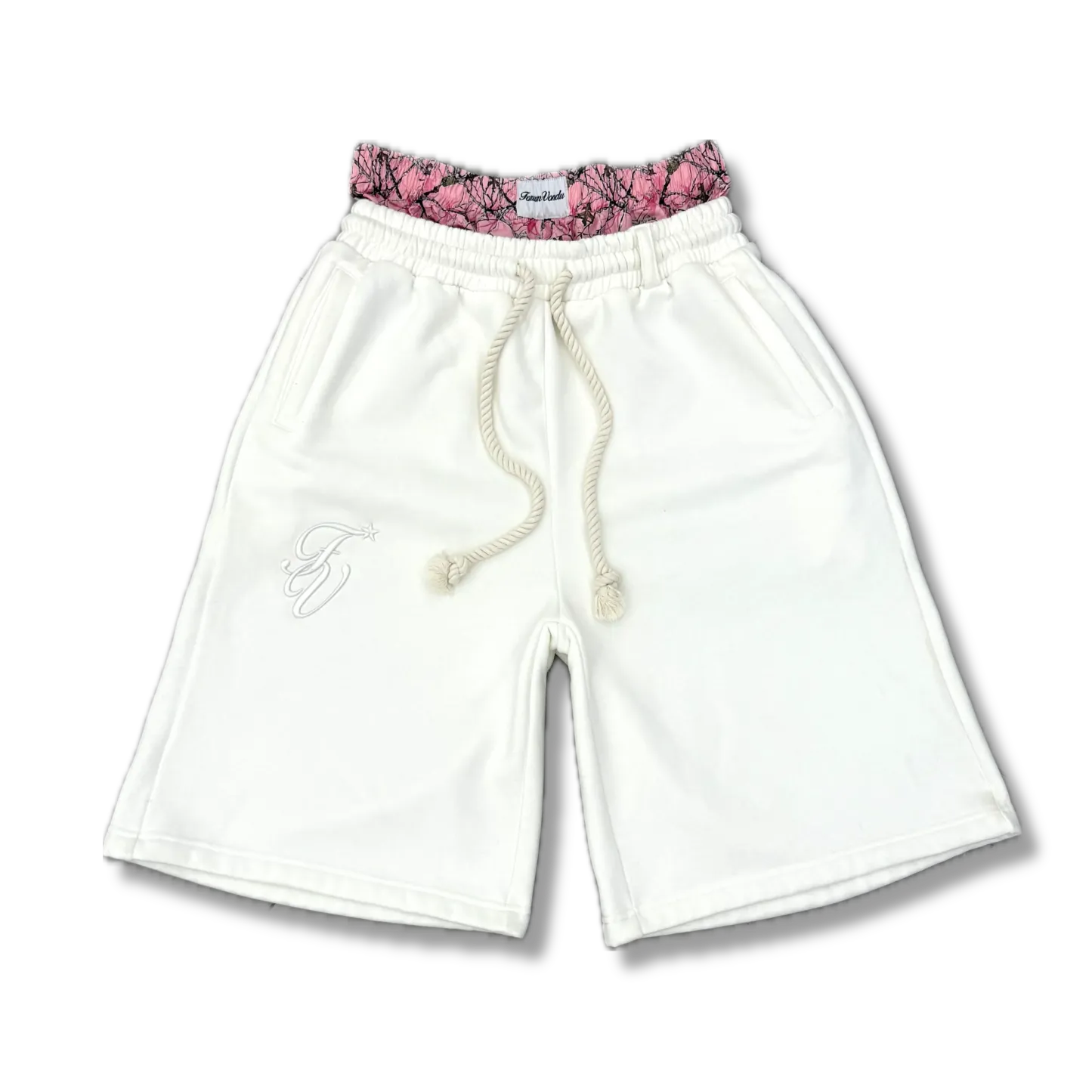 Double drawstring shorts-Fineriform