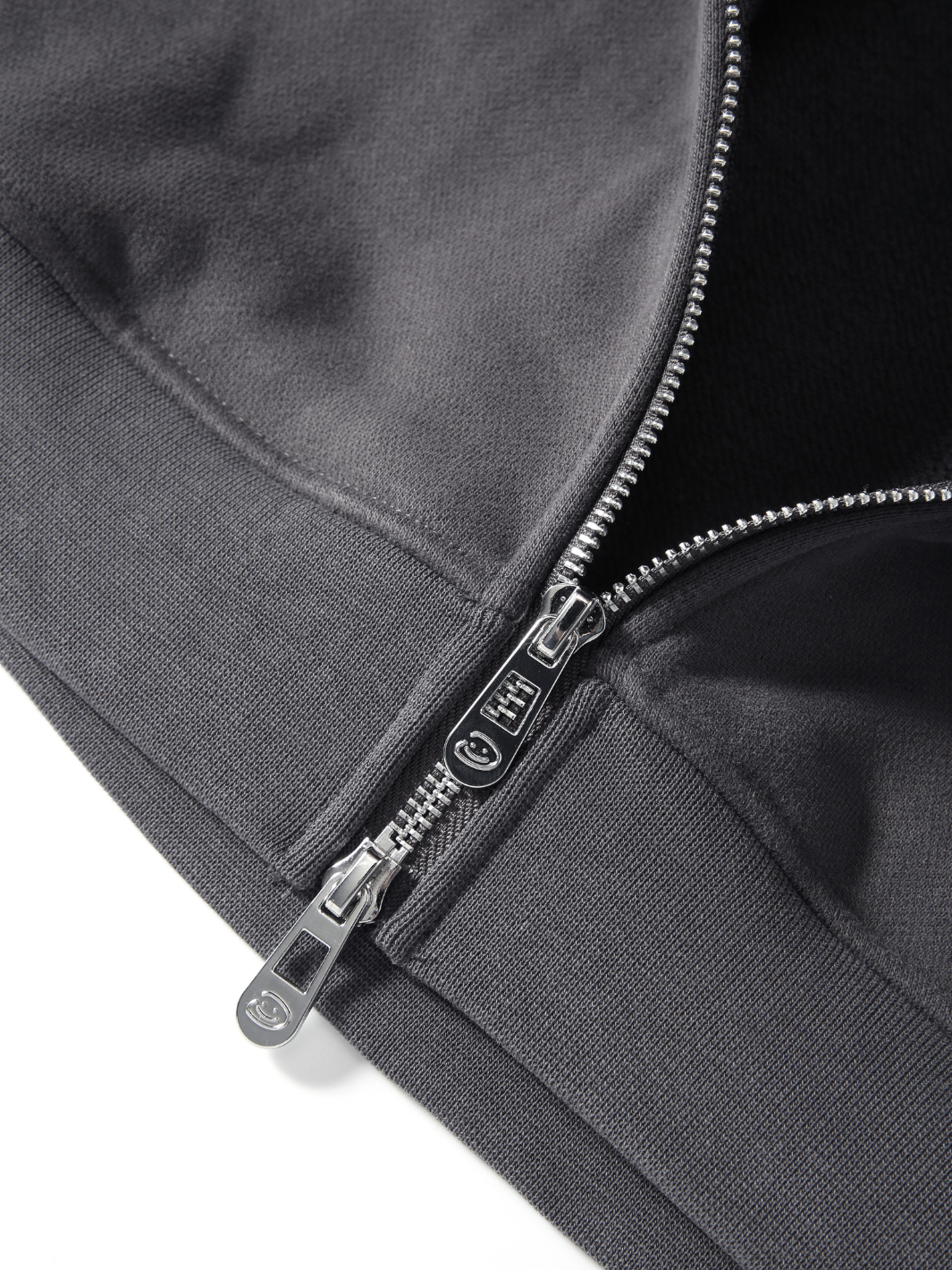 SMILEY BOXY DOUBLE ZIP - SMOKE-Fineriform