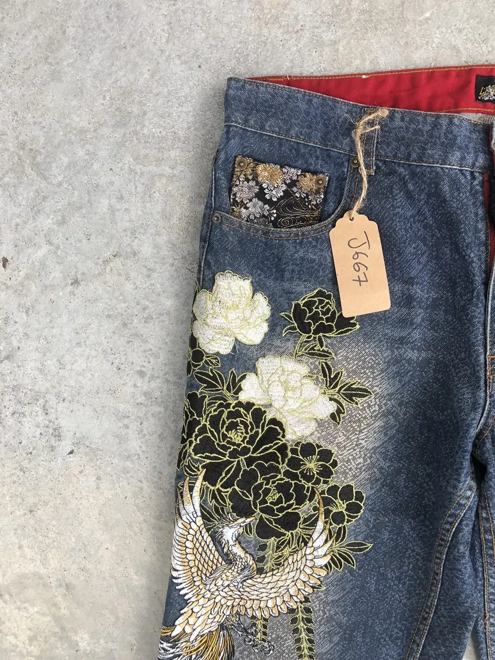 PHOENIX EMBROIDERY DENIM-Fineriform