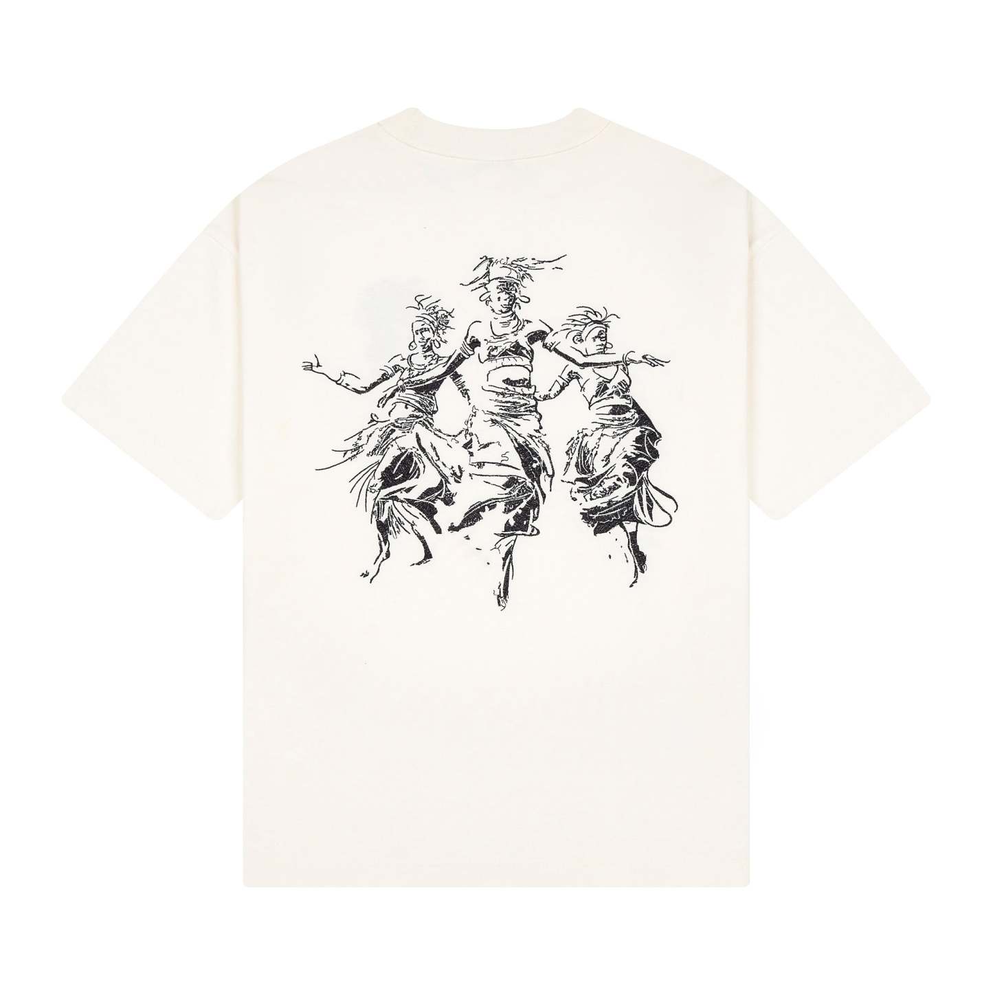 "mosaic" T Shirt off white-Fineriform