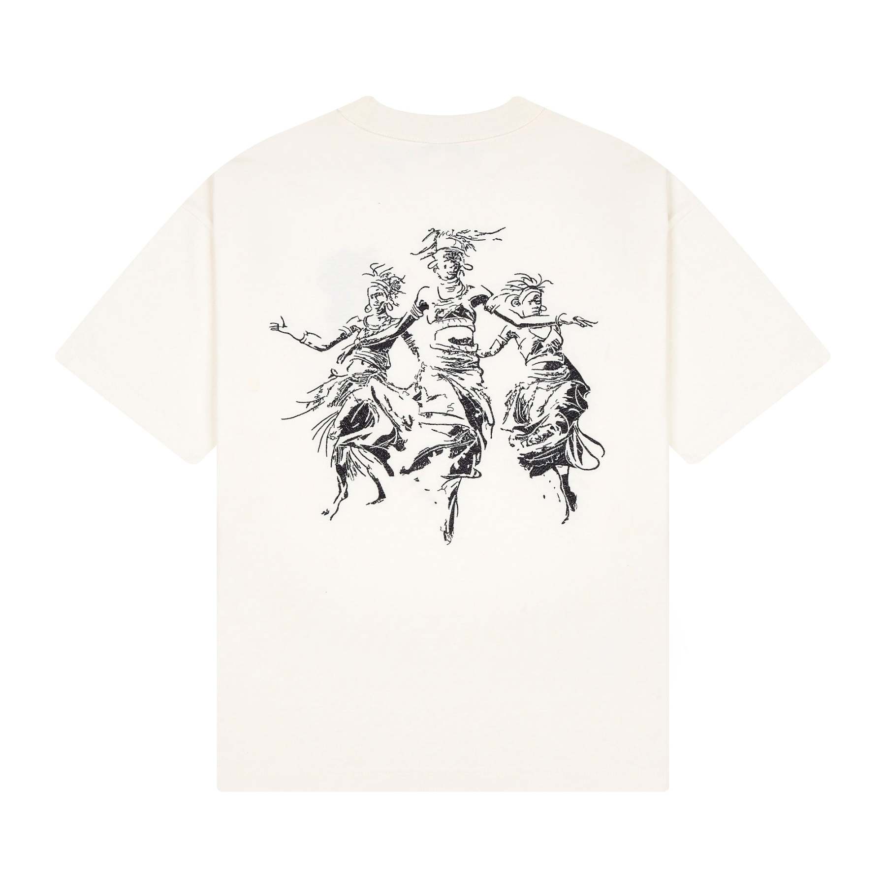 "mosaic" T Shirt off white-Fineriform