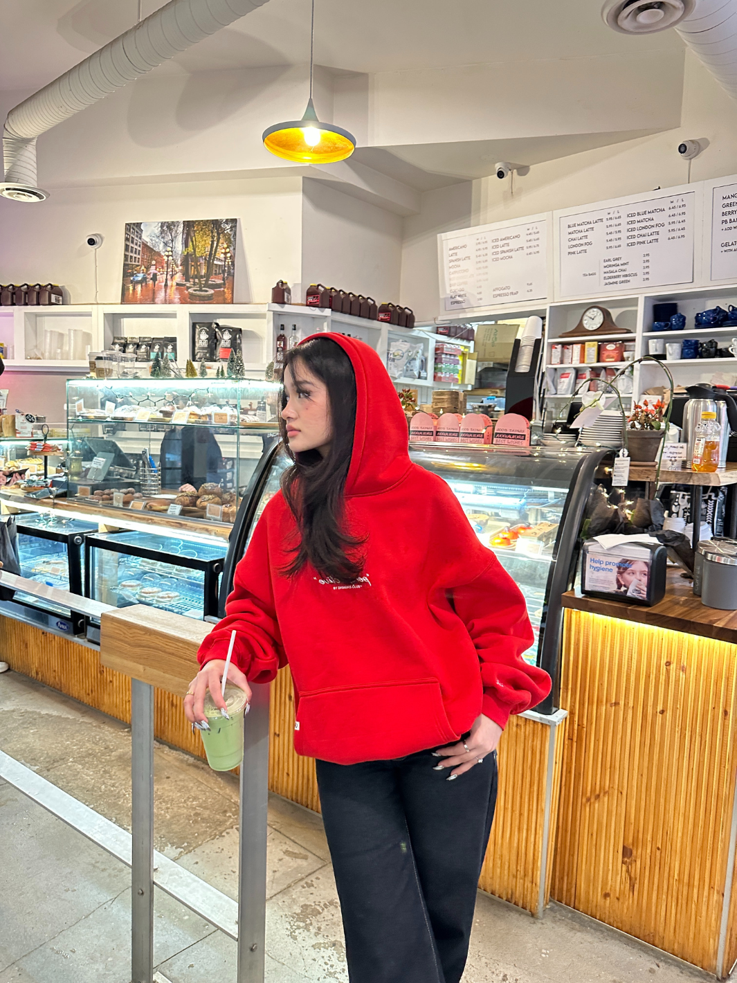 PERSPECTIVE HOODIE - RED-Fineriform