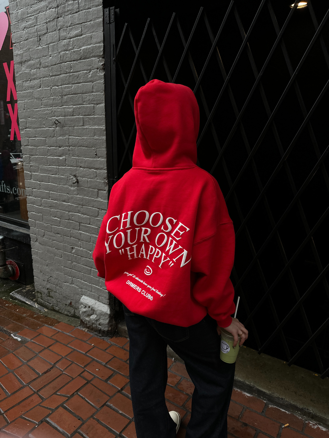 PERSPECTIVE HOODIE - RED-Fineriform