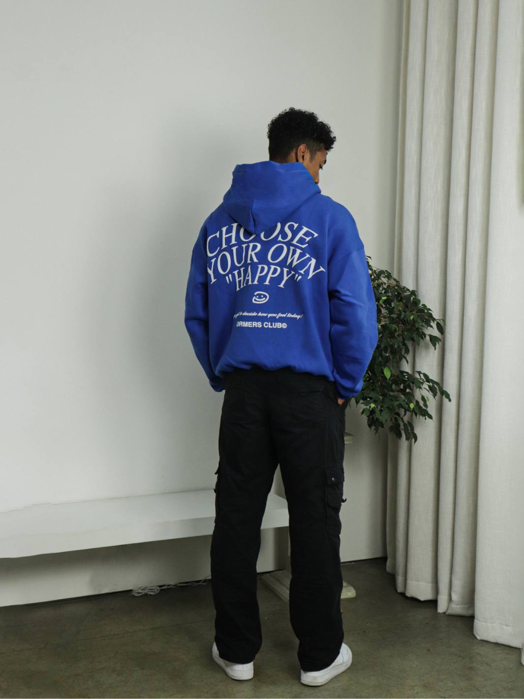 PERSPECTIVE HOODIE - COBALT BLUE-Fineriform