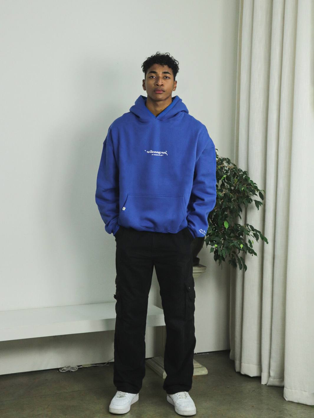 PERSPECTIVE HOODIE - COBALT BLUE-Fineriform