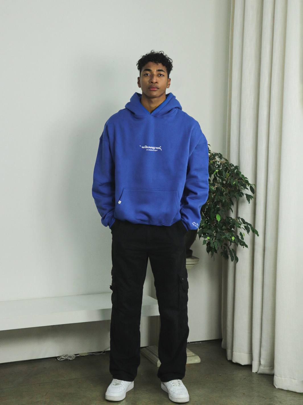 PERSPECTIVE HOODIE - COBALT BLUE-Fineriform