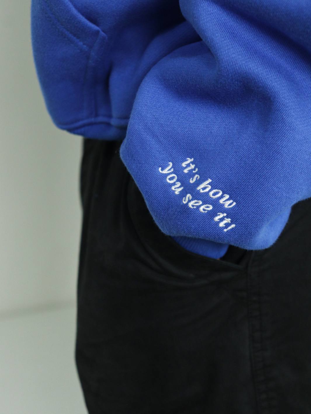 PERSPECTIVE HOODIE - COBALT BLUE-Fineriform