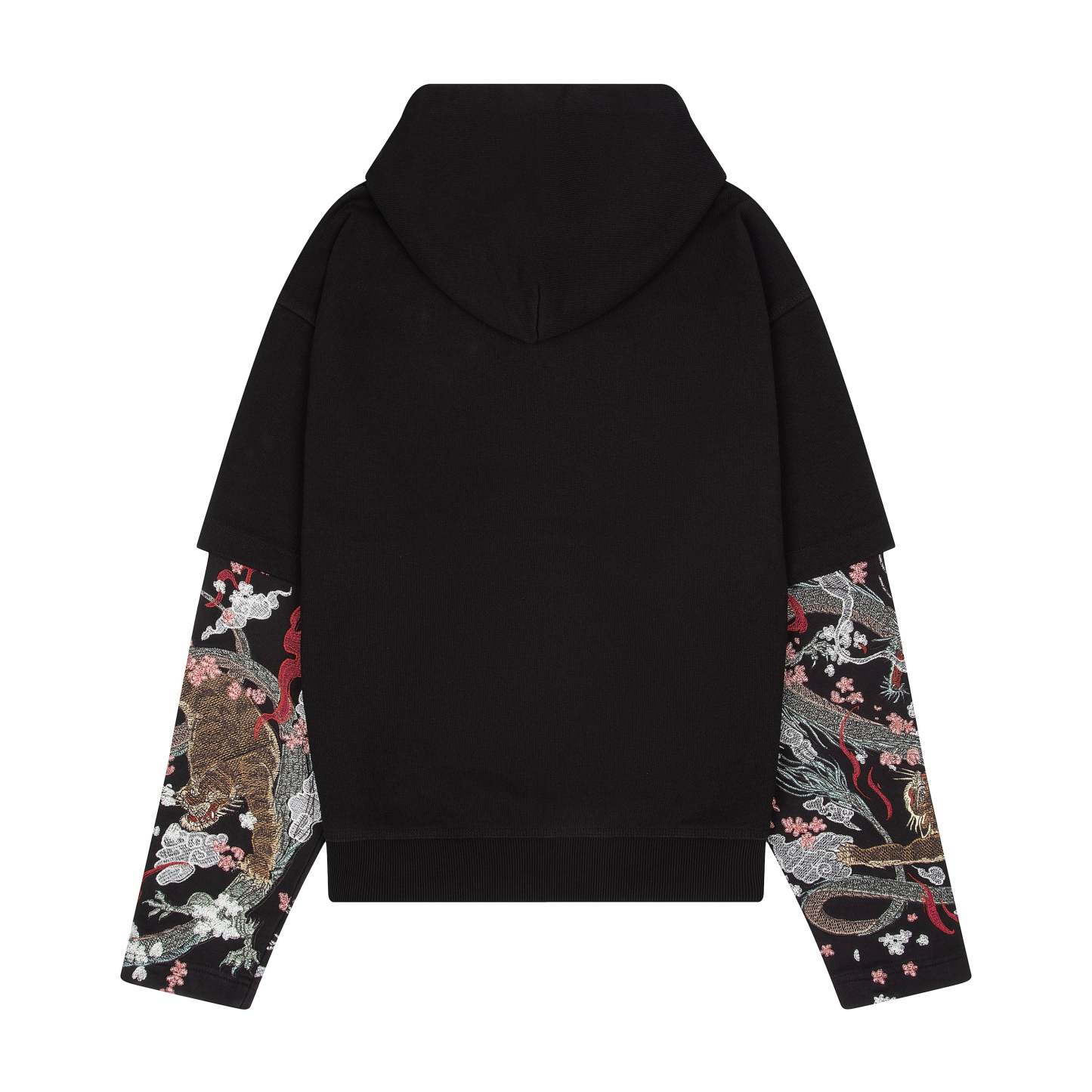 "yakuza" double sleeve Hoodie-Fineriform