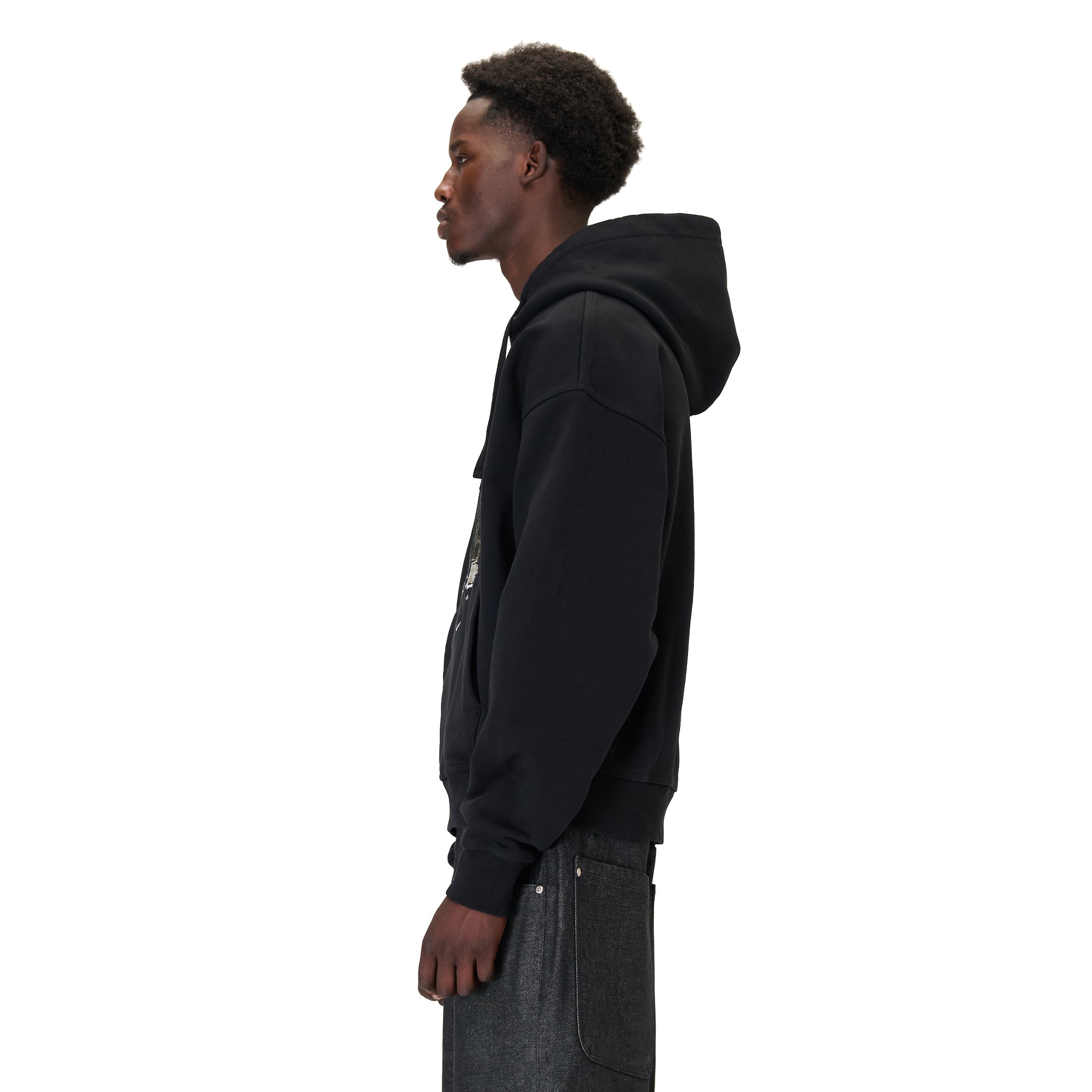 "aziza" Hoodie black-Fineriform