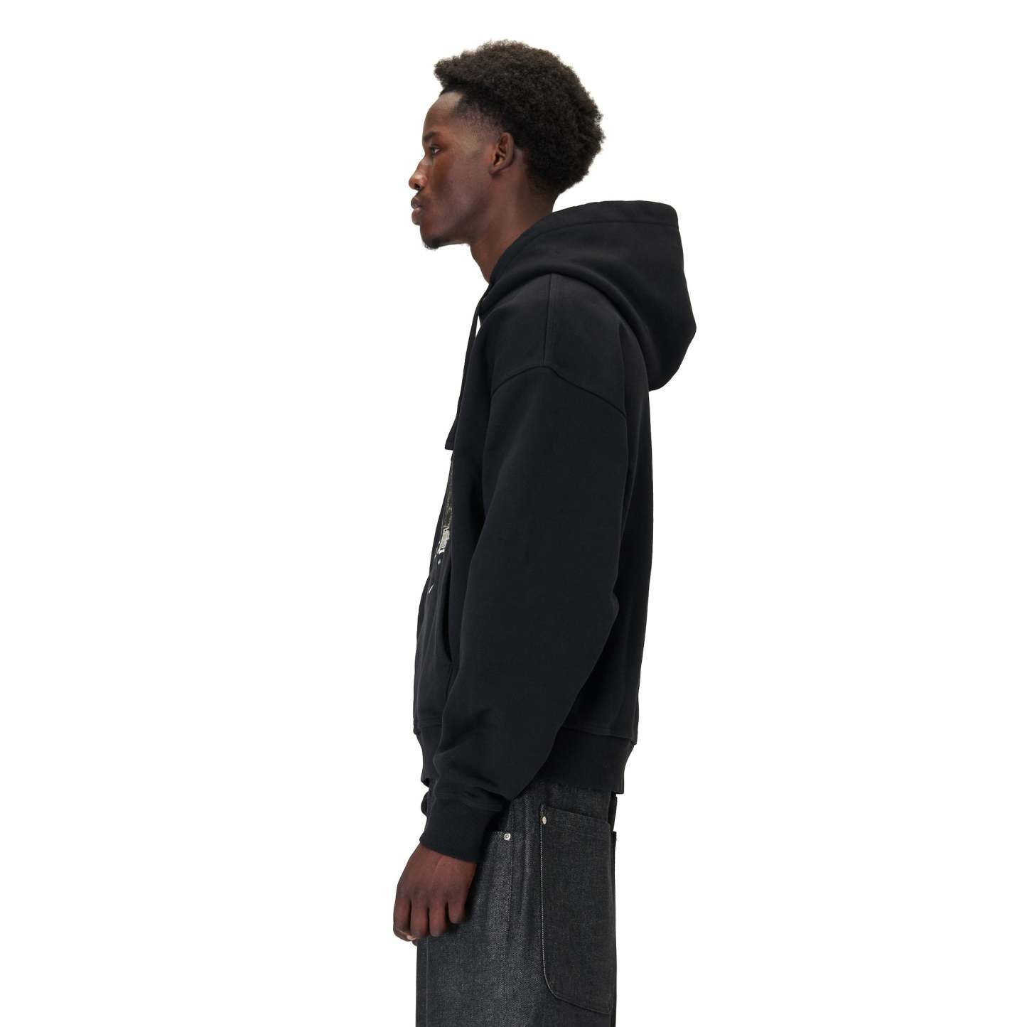 "aziza" Hoodie black-Fineriform
