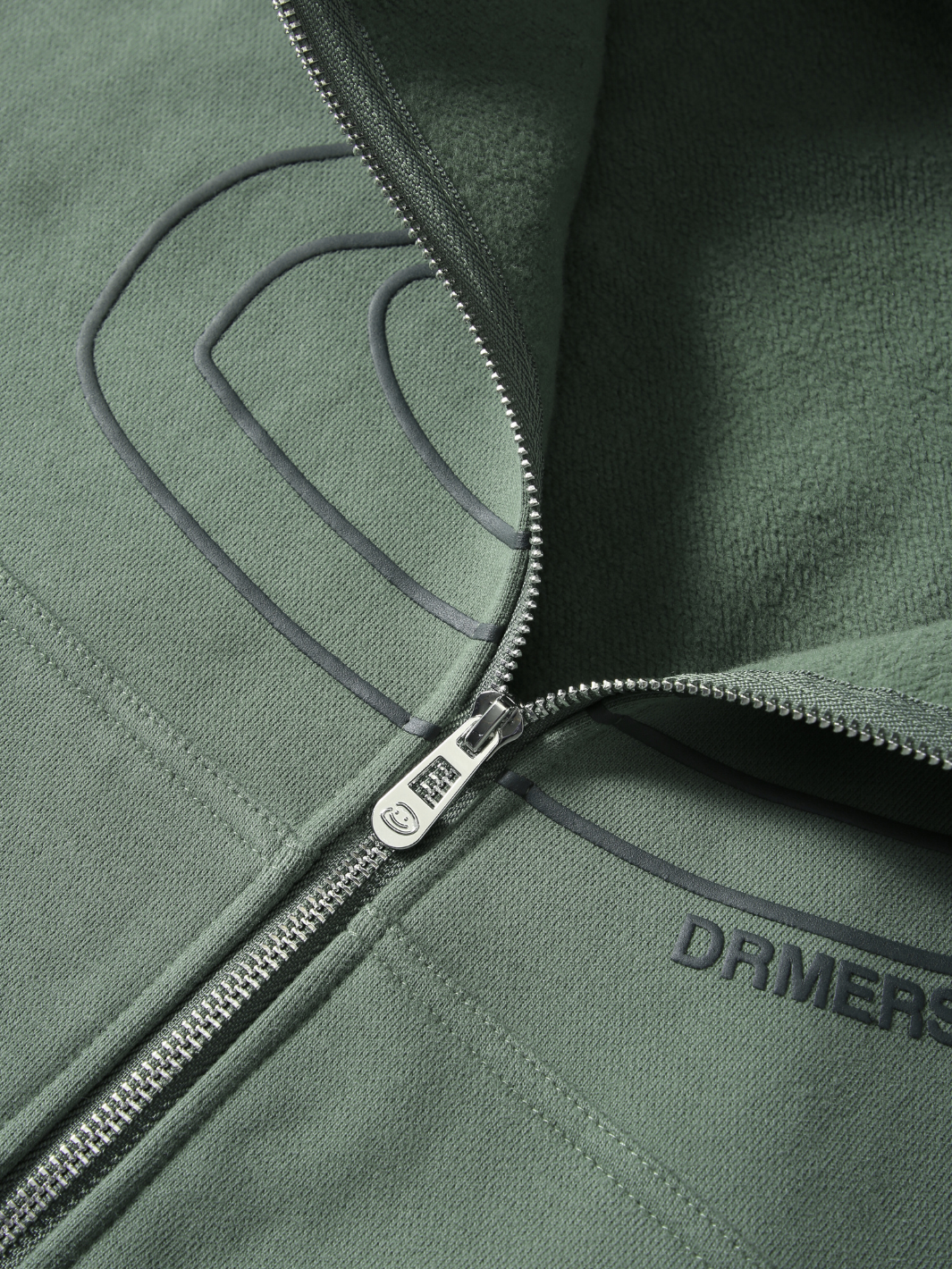 SMILEY BOXY DOUBLE ZIP - MATCHA-Fineriform