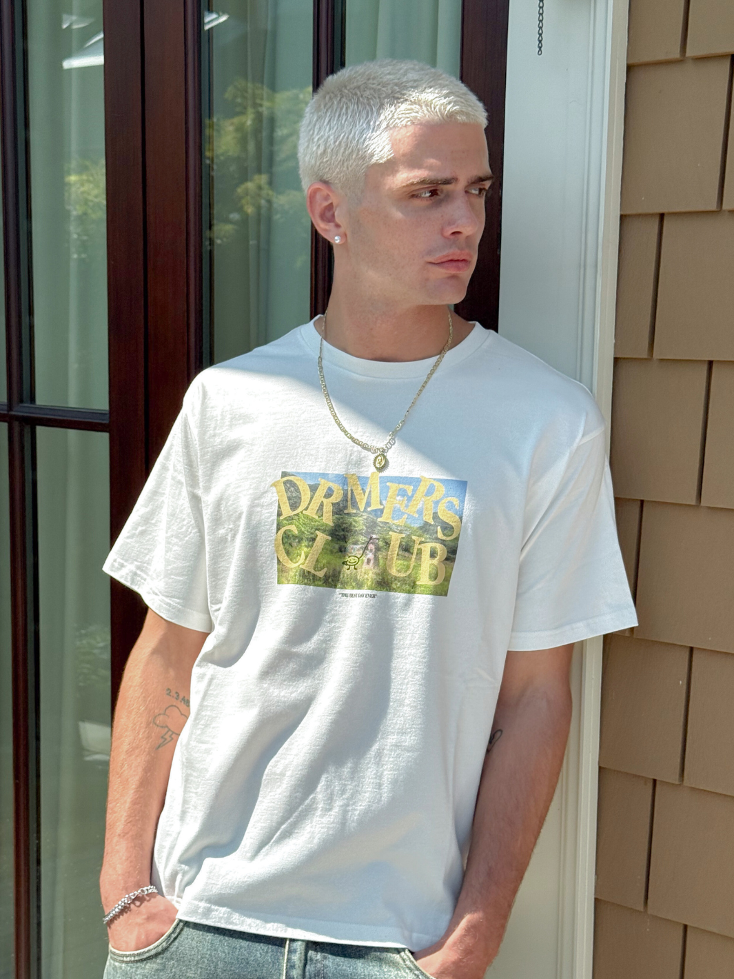 BEST DAY EVER TEE - WHITE-Fineriform