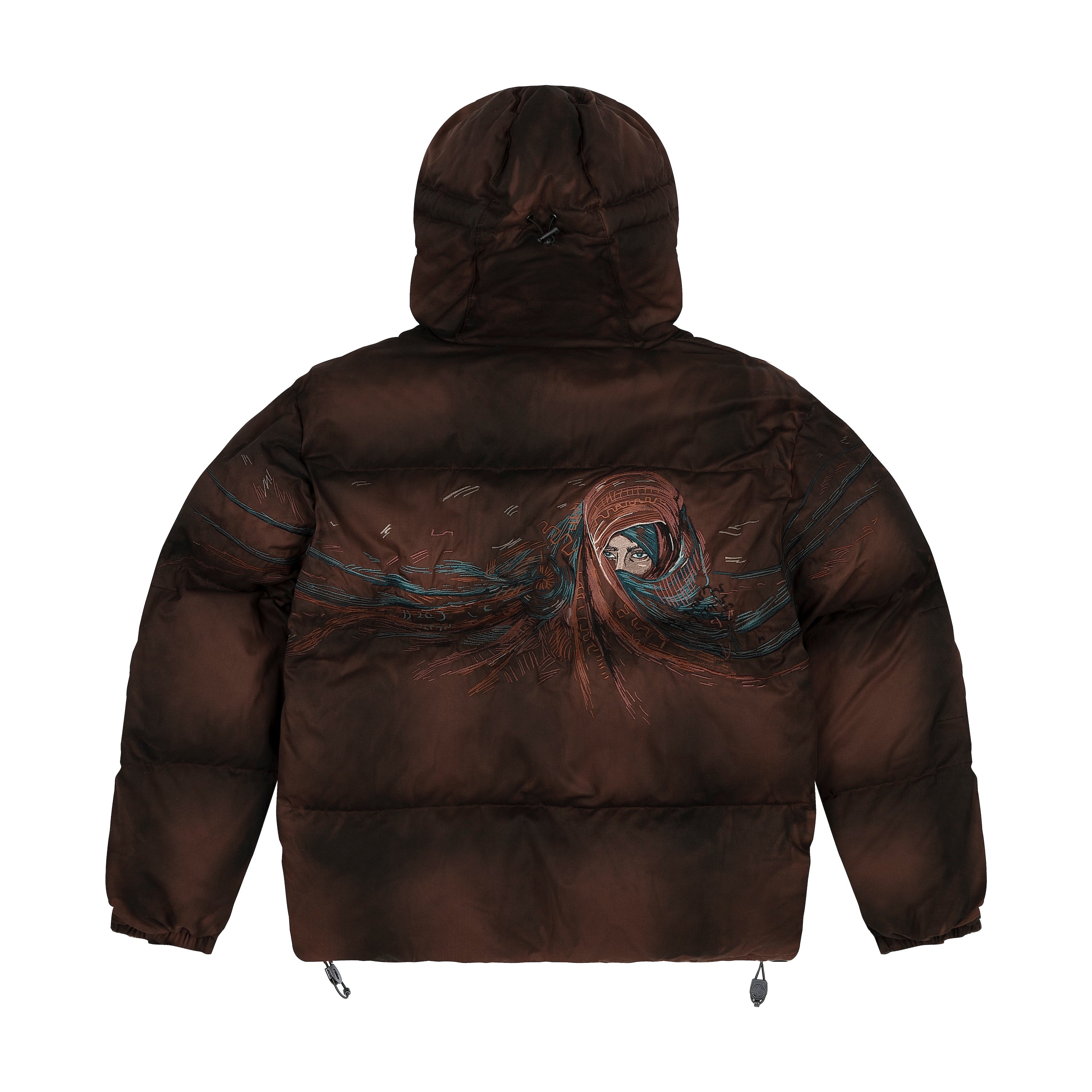 "yasmin v3" Puffer brown-Fineriform