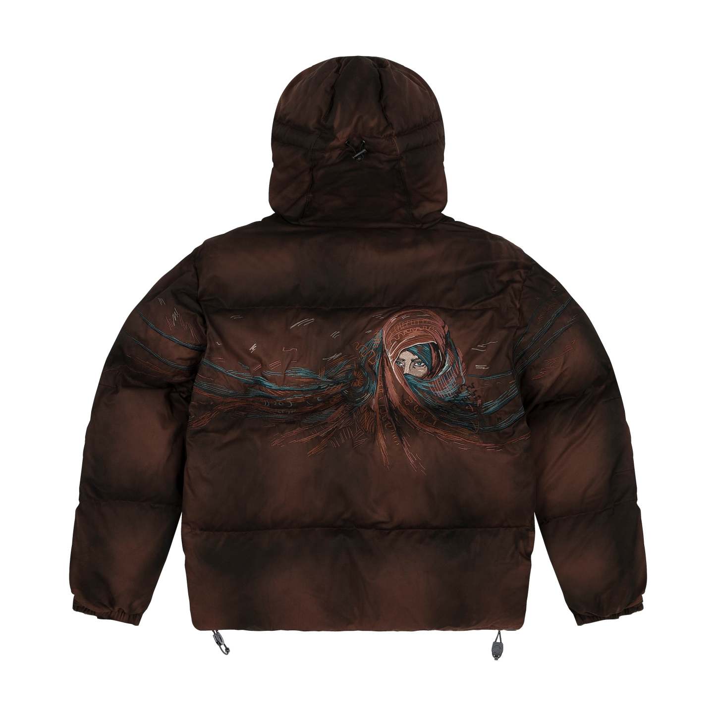 "yasmin v3" Puffer brown-Fineriform