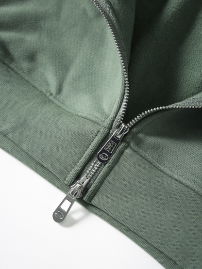 SMILEY BOXY DOUBLE ZIP - MATCHA-Fineriform