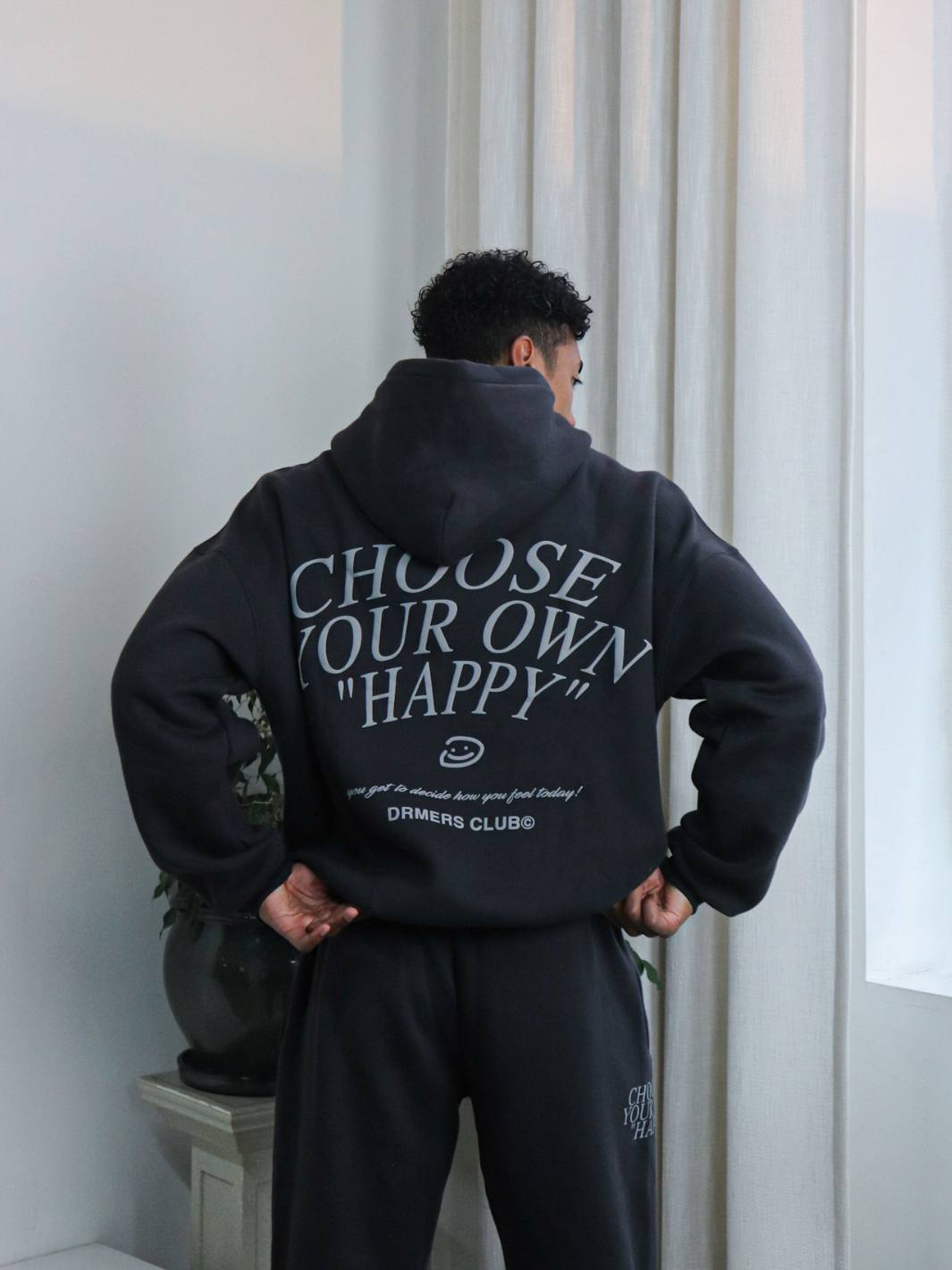 PERSPECTIVE HOODIE - FADED BLACK-Fineriform