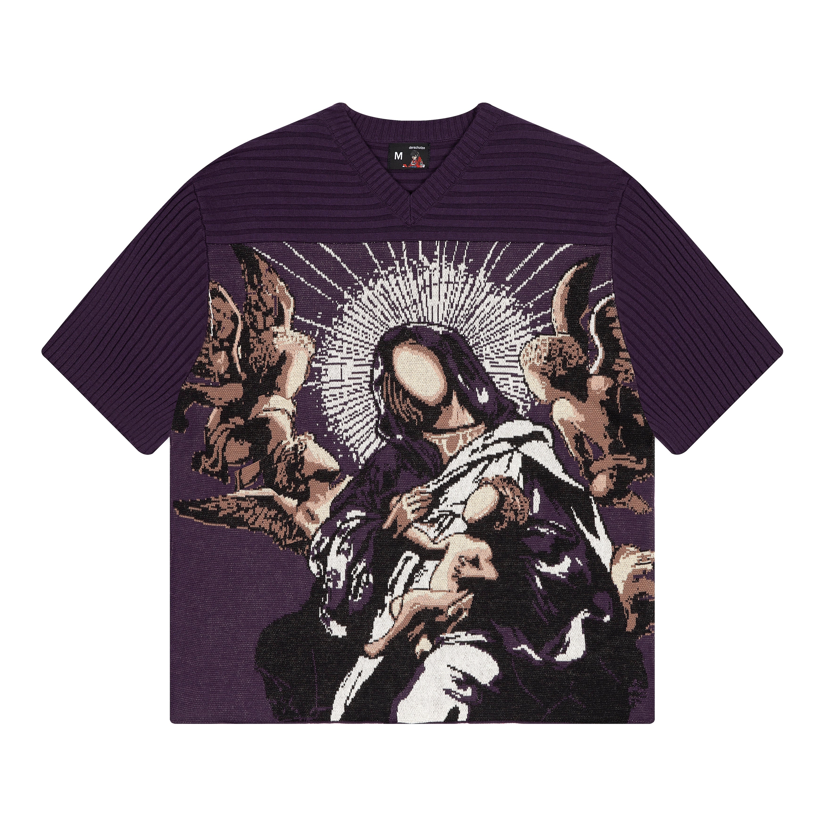 "awakening v2" Jersey knitted purple-Fineriform