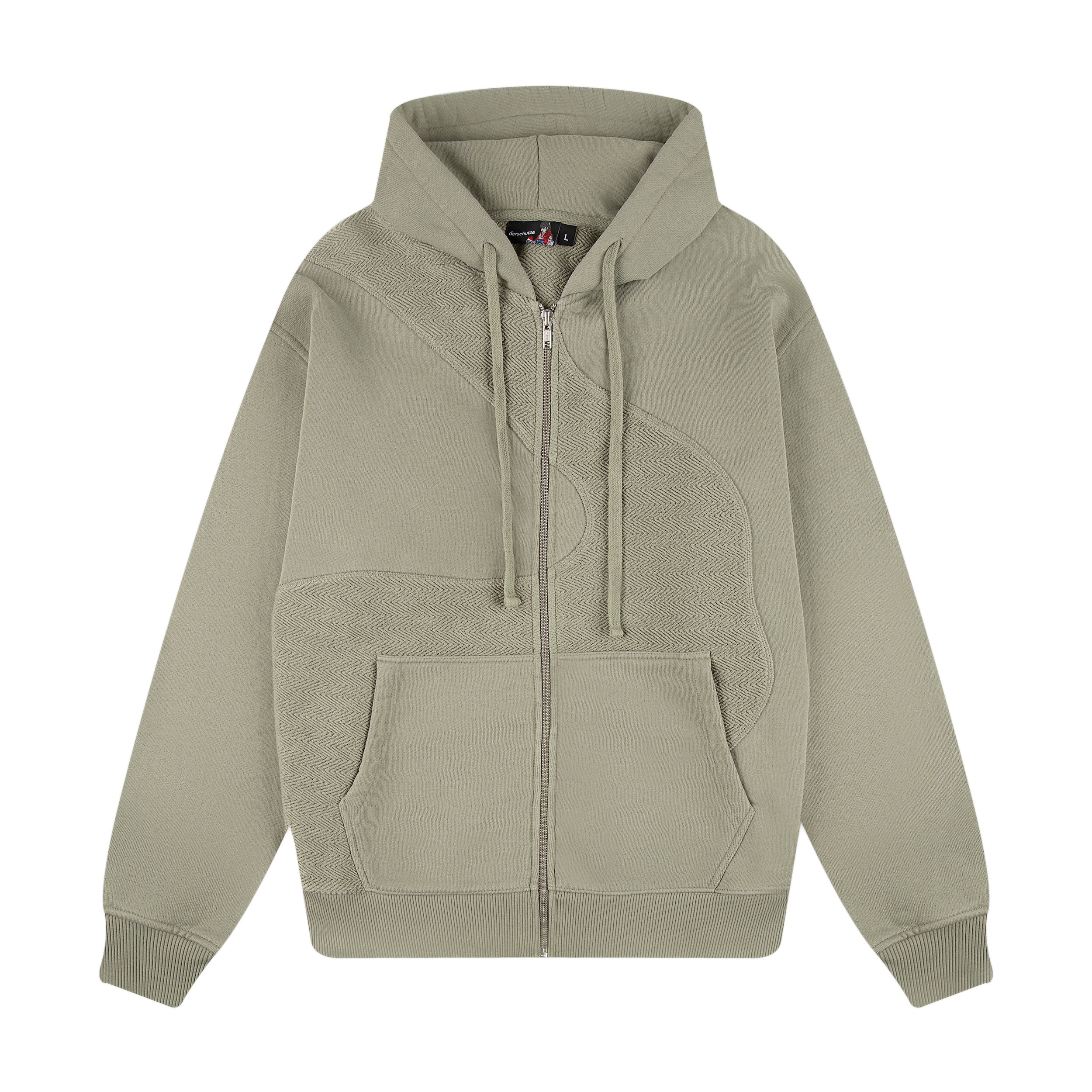 "lotus" Zip Up khaki-Fineriform