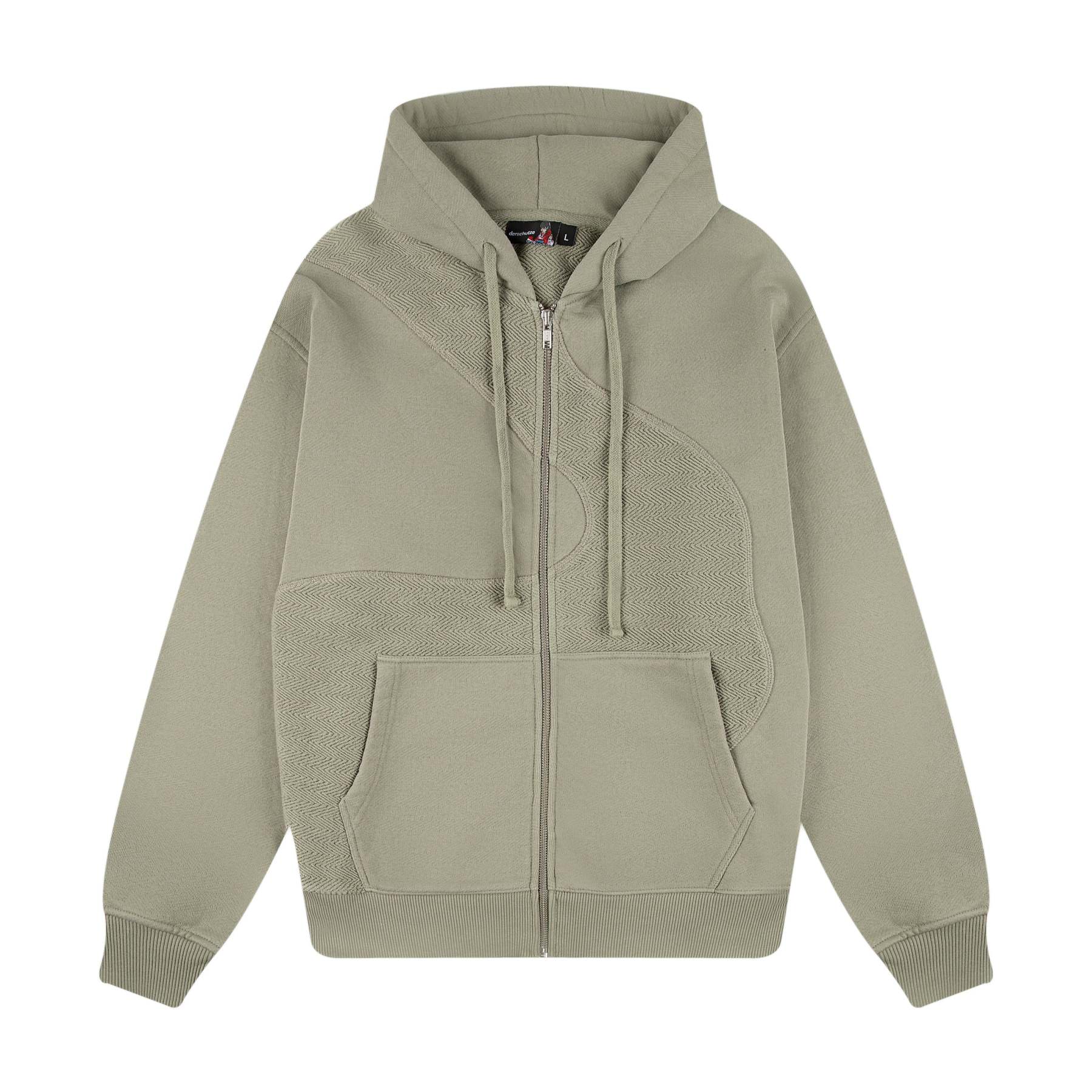 "lotus" Zip Up khaki-Fineriform