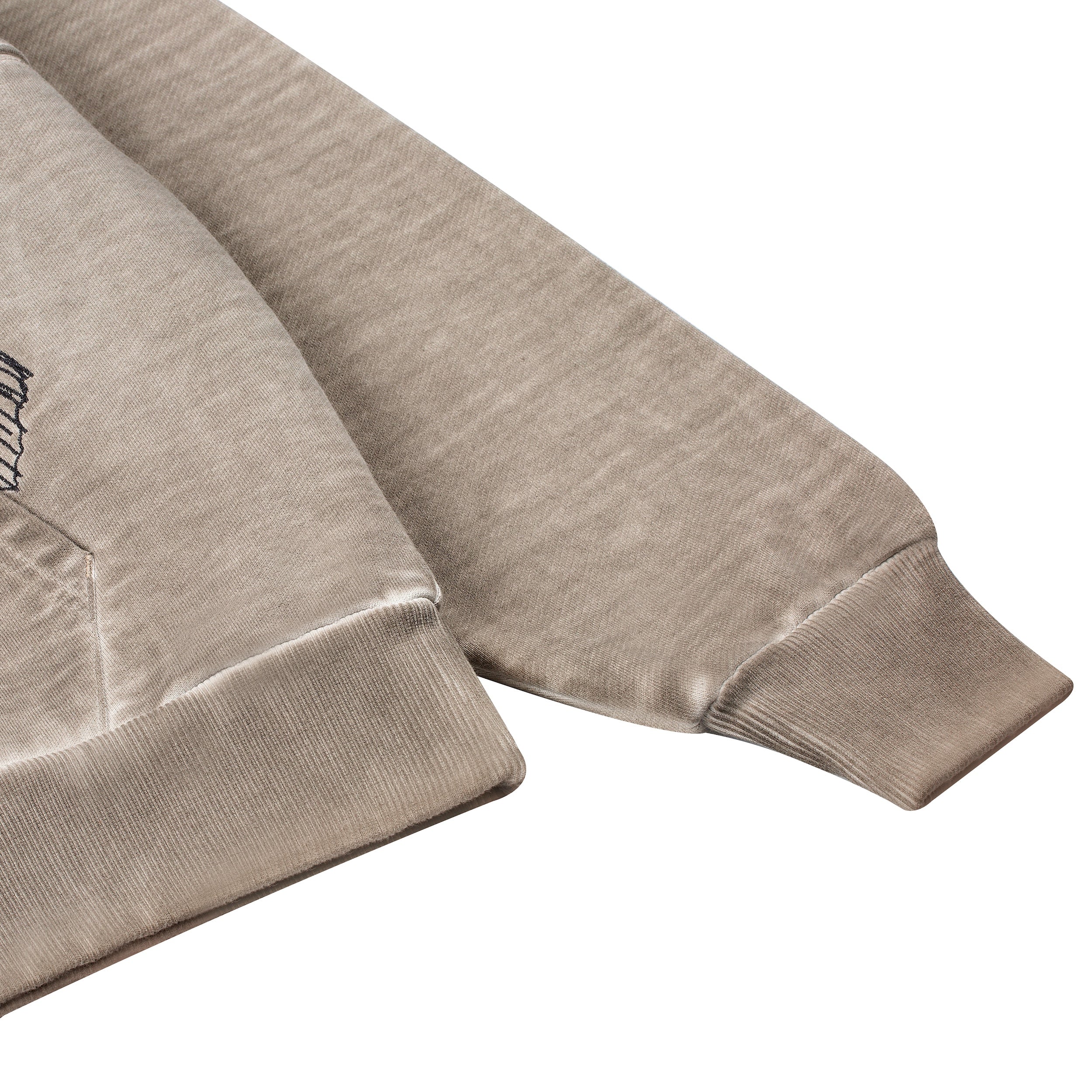 "sashiko v2" Hoodie light grey-Fineriform