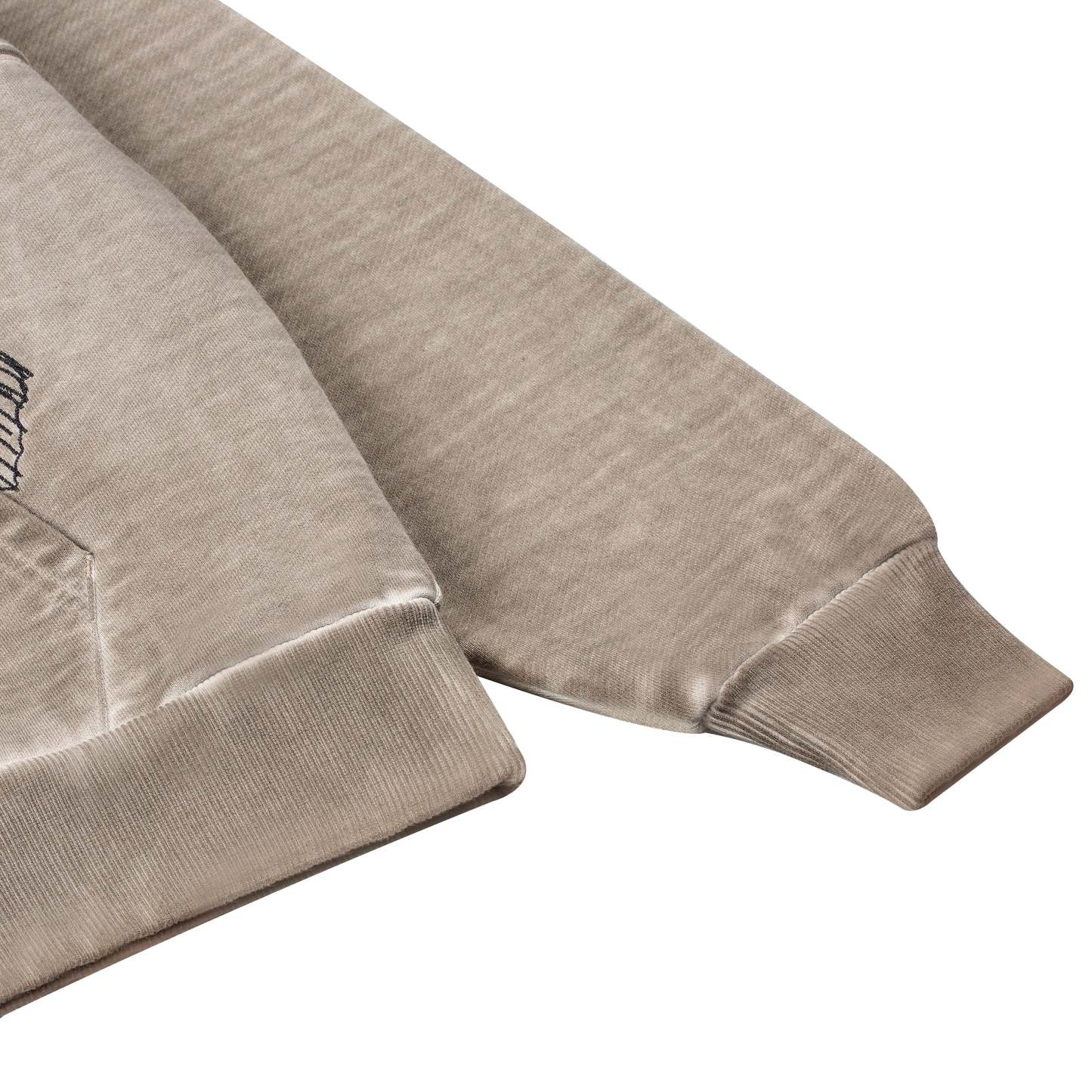 "sashiko v2" Hoodie light grey-Fineriform