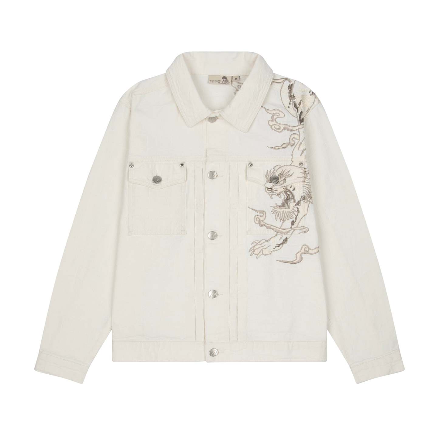 "yakuza" denim Jacket off white-Fineriform