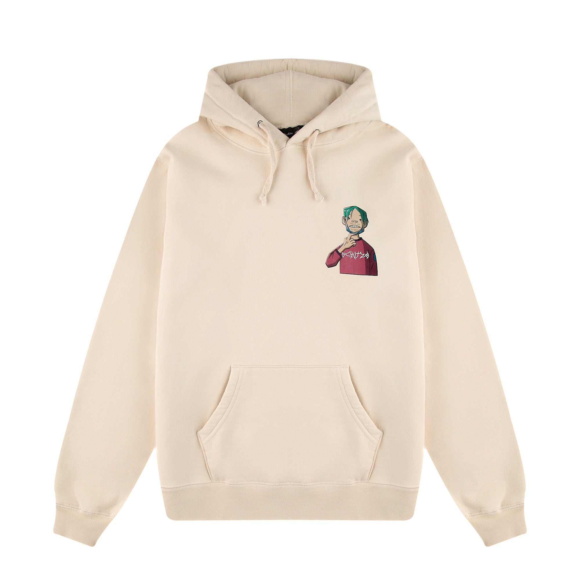"graffiti" Hoodie beige-Fineriform