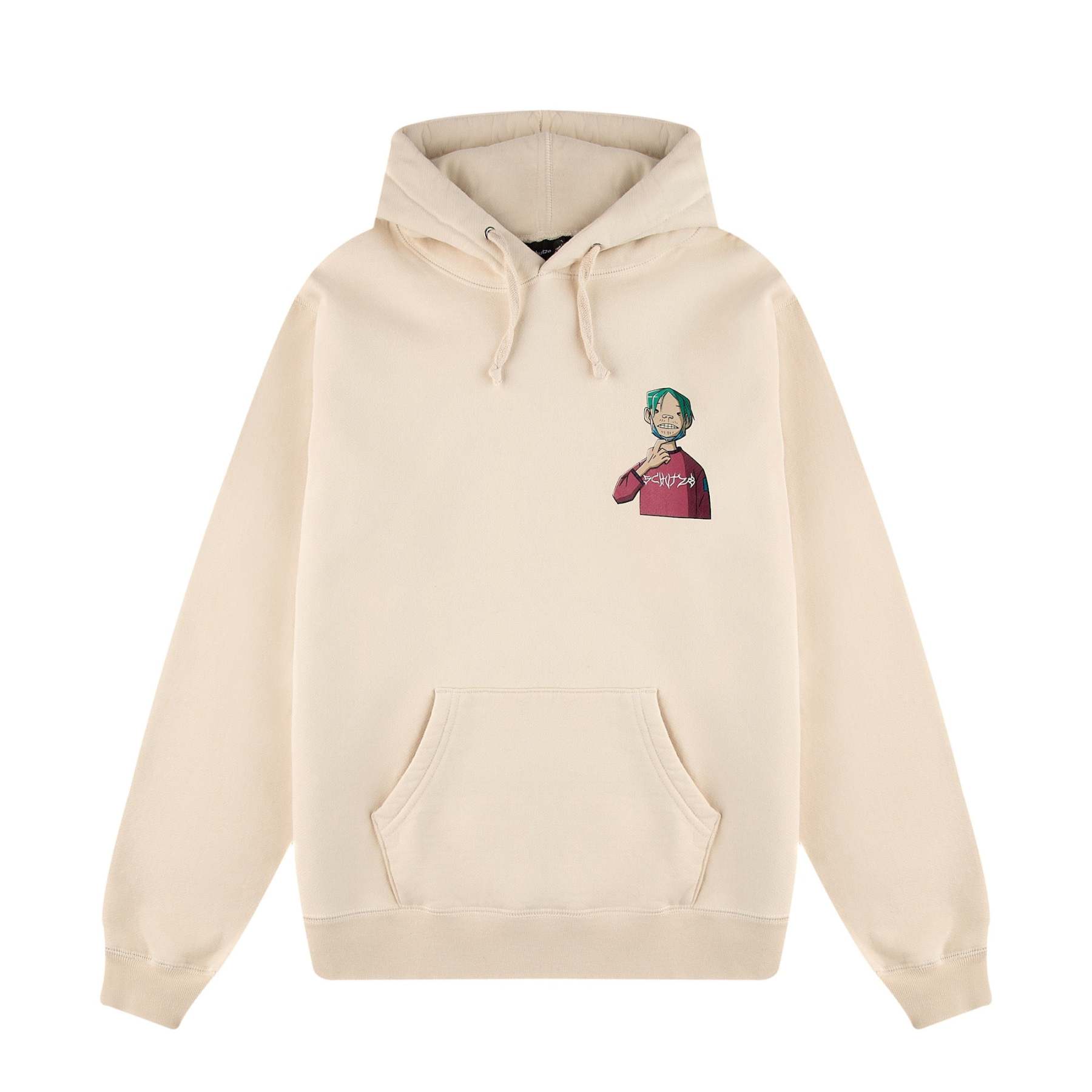 "graffiti" Hoodie beige-Fineriform