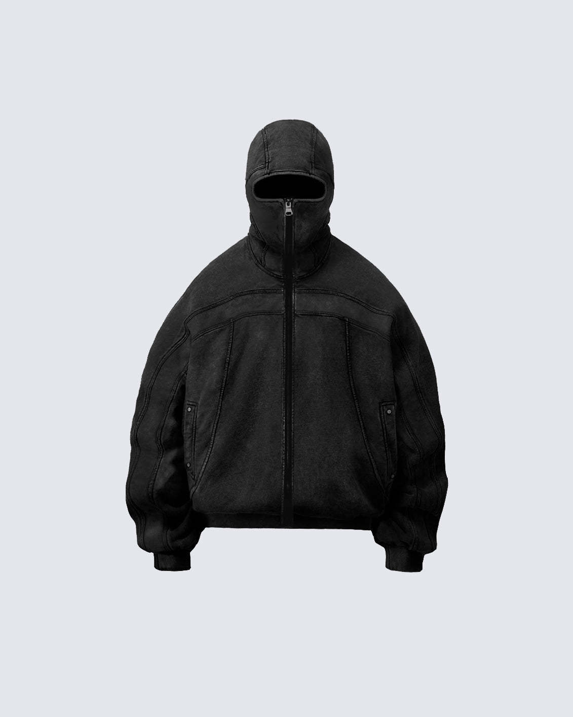 KIIKIO Classic Zip Pullover Hoodie-Fineriform