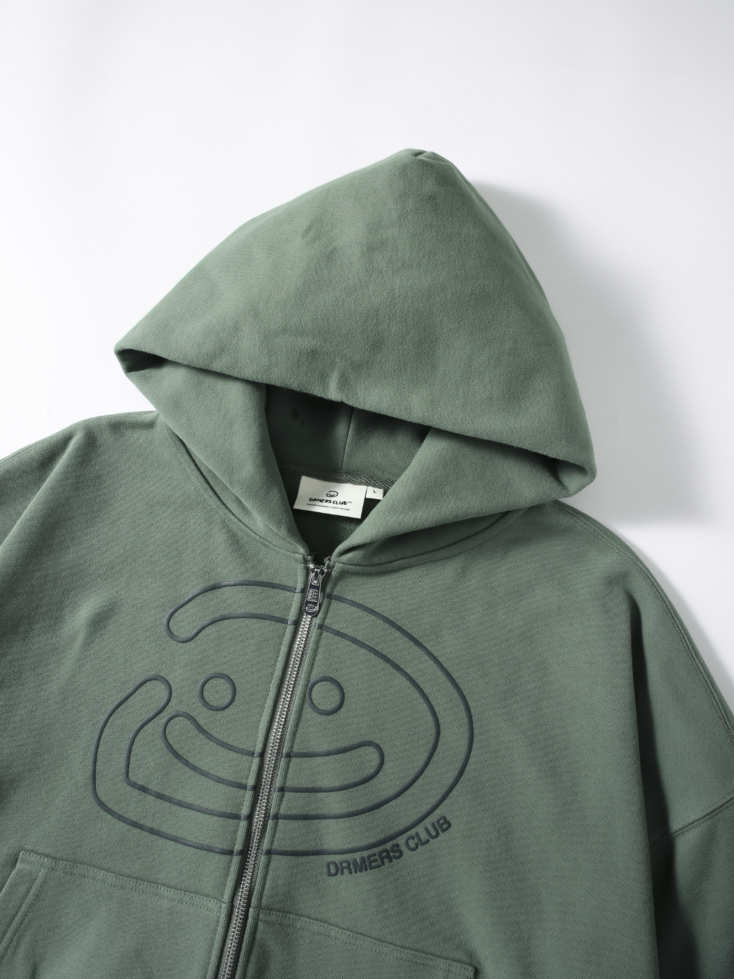 SMILEY BOXY DOUBLE ZIP - MATCHA-Fineriform