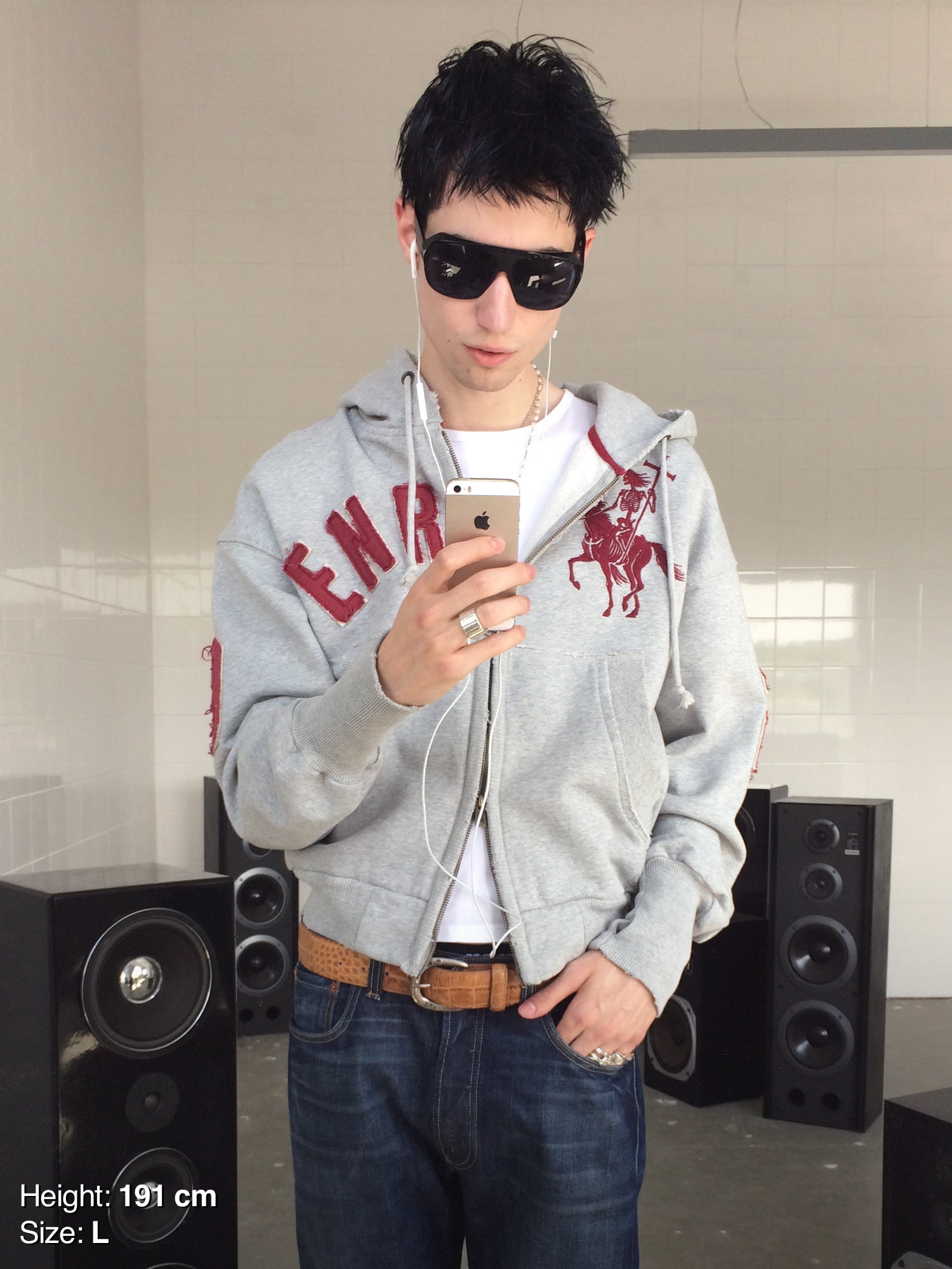 2010 ZIP HOODIE - GRAY-Fineriform