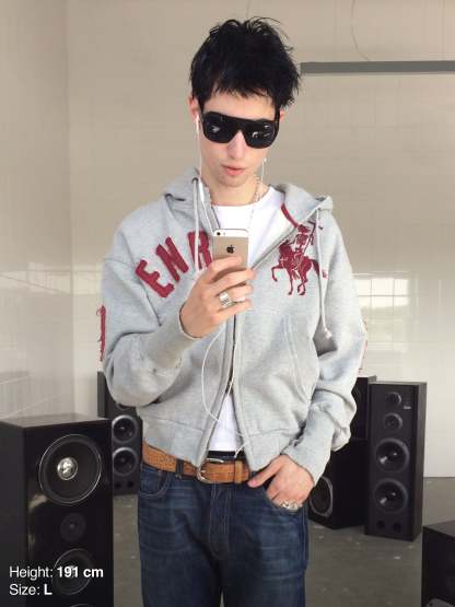 2010 ZIP HOODIE - GRAY-Fineriform