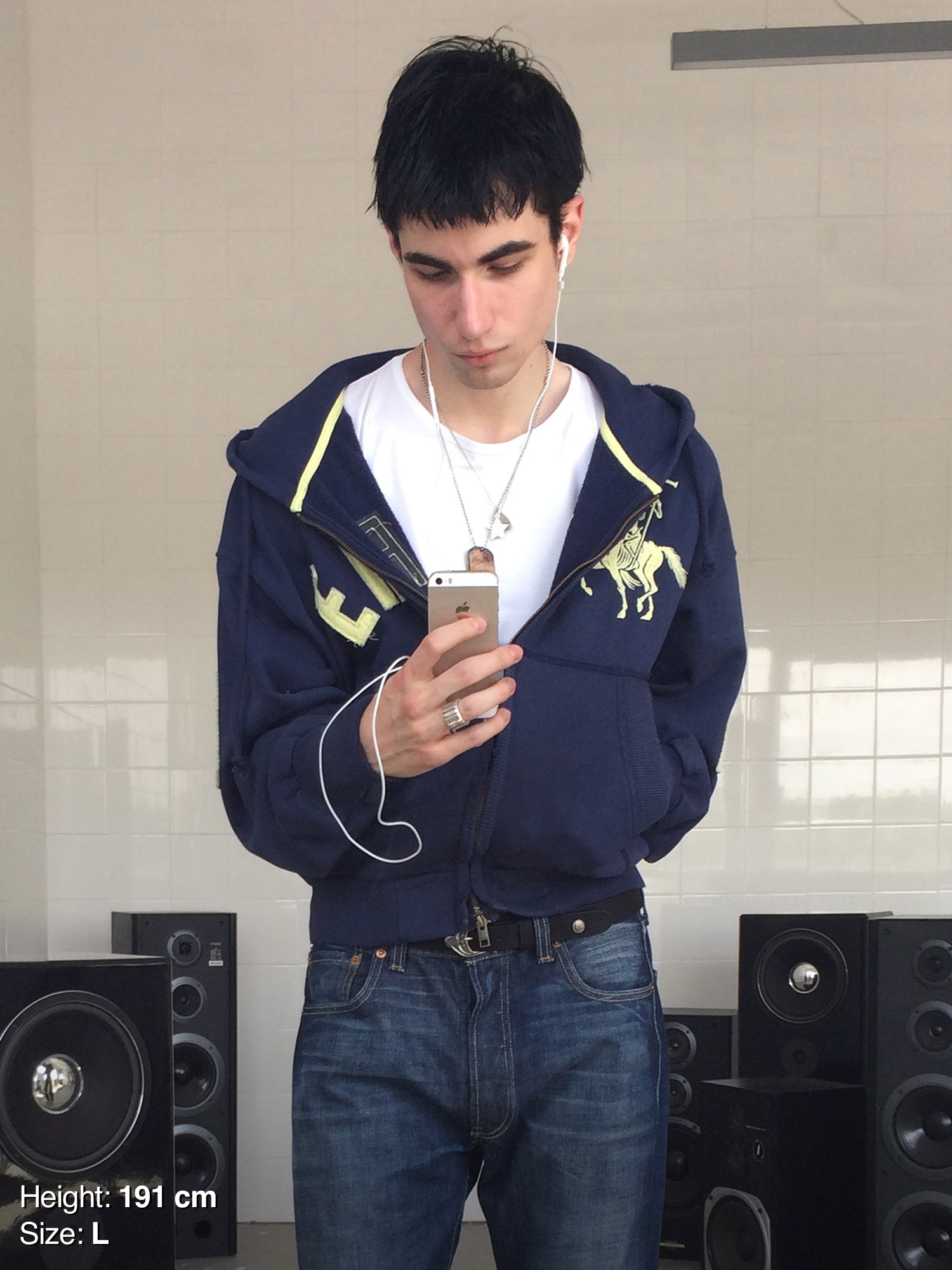 2010 ZIP HOODIE - NAVY-Fineriform