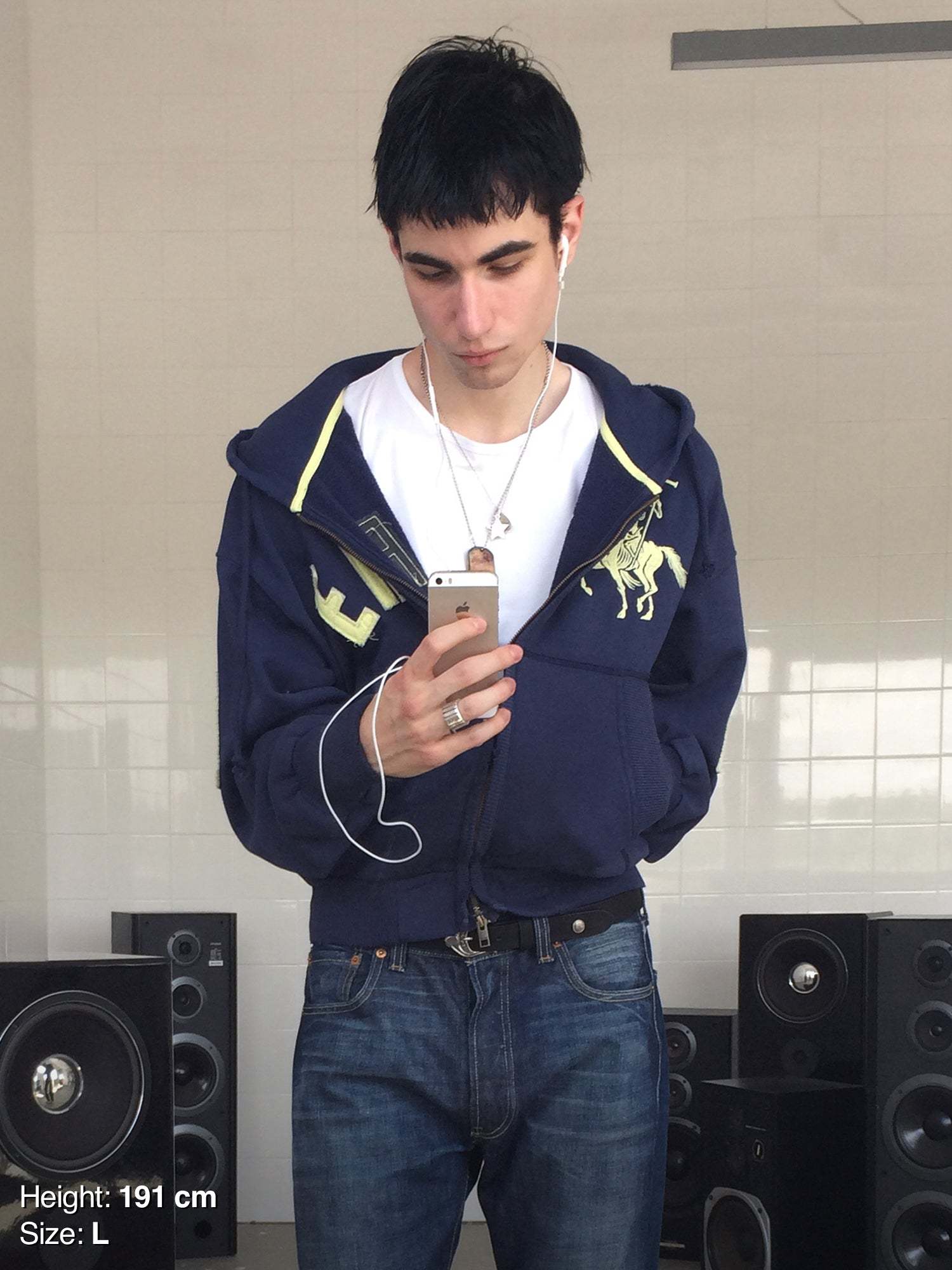 2010 ZIP HOODIE - NAVY-Fineriform