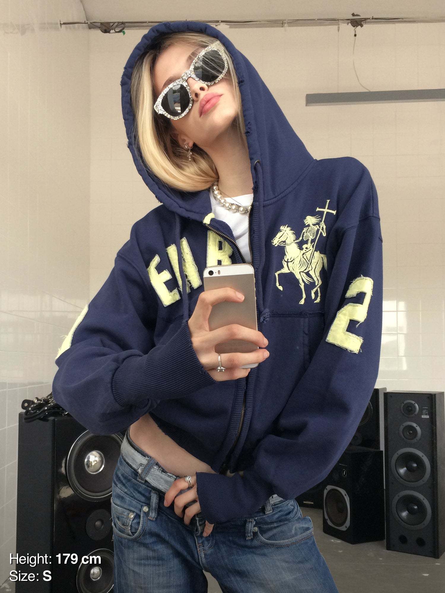 2010 ZIP HOODIE - NAVY-Fineriform