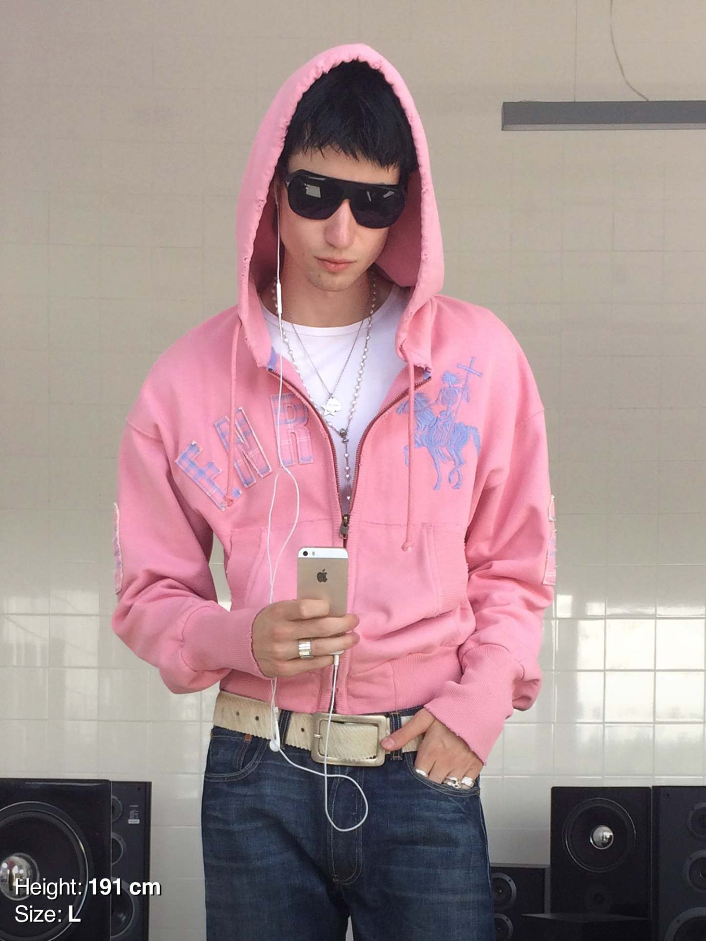 2010 ZIP HOODIE - PINK-Fineriform