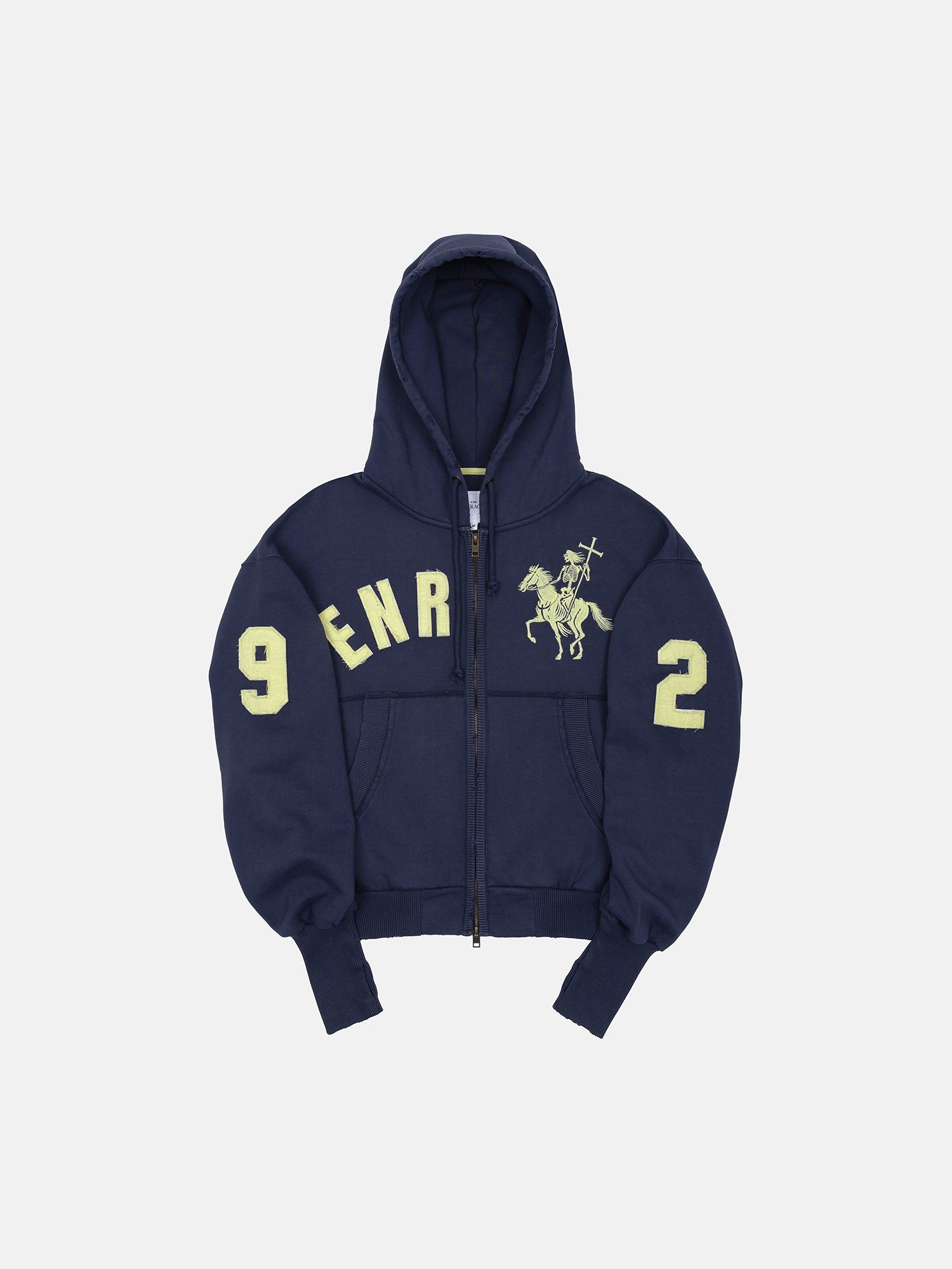 2010 ZIP HOODIE - NAVY-Fineriform