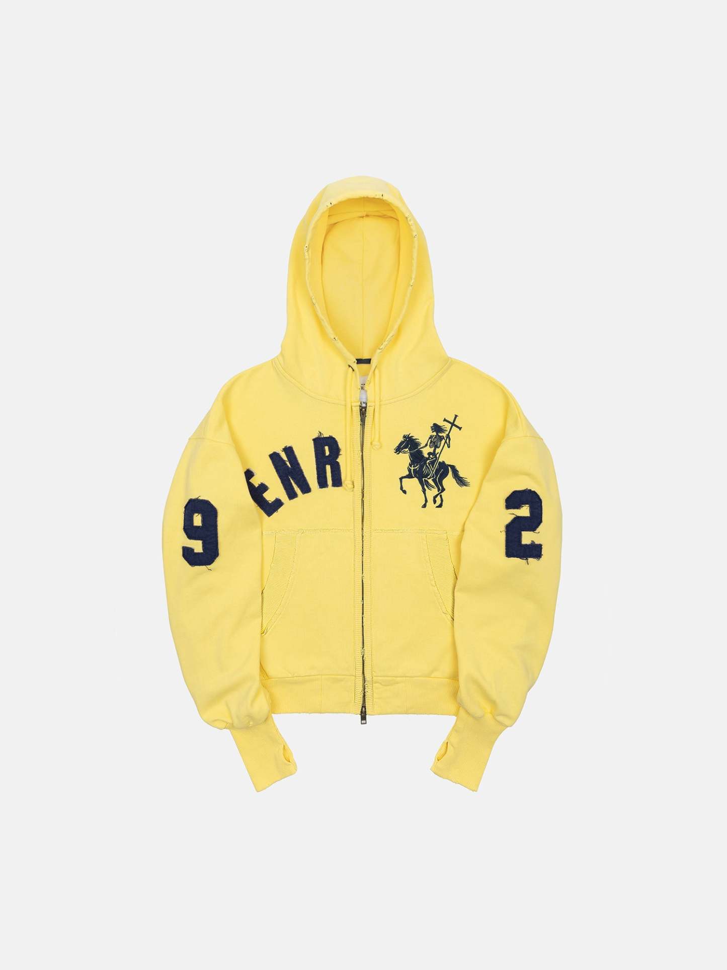 2010 ZIP HOODIE - YELLOW-Fineriform