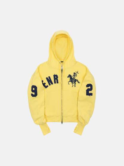 2010 ZIP HOODIE - YELLOW-Fineriform