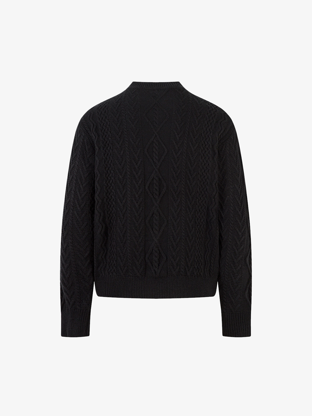 Vintage Diamond Knit Half Placket Sweater-Fineriform